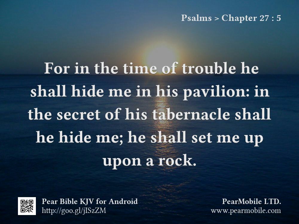 Psalms, Chapter 27:5